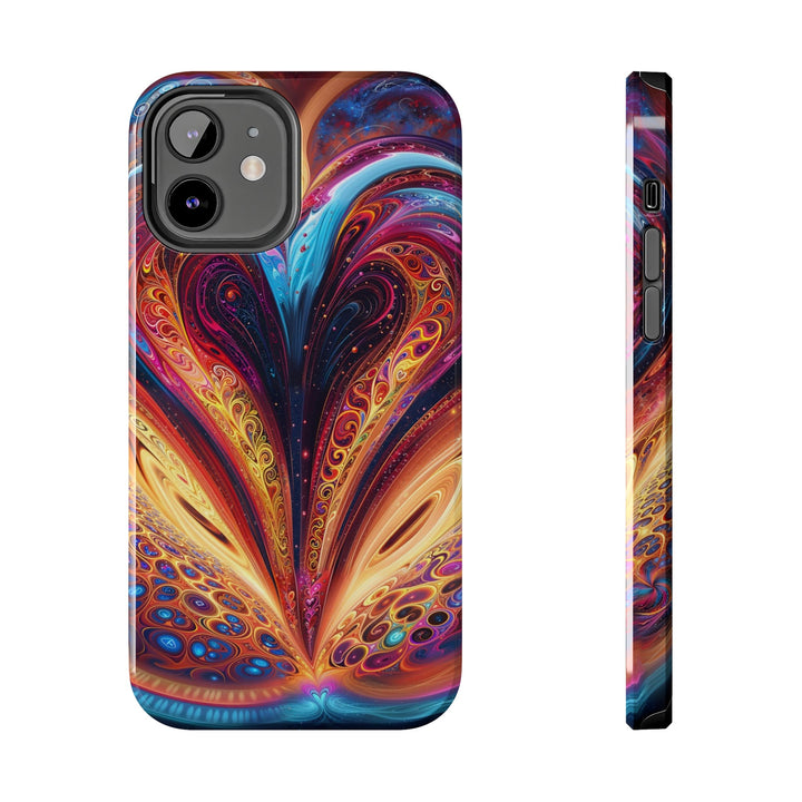 Cosmic Vibrant Swirls - Tough Phone Case - Phone Case - g(0D·IO) - iPhone 12 - -