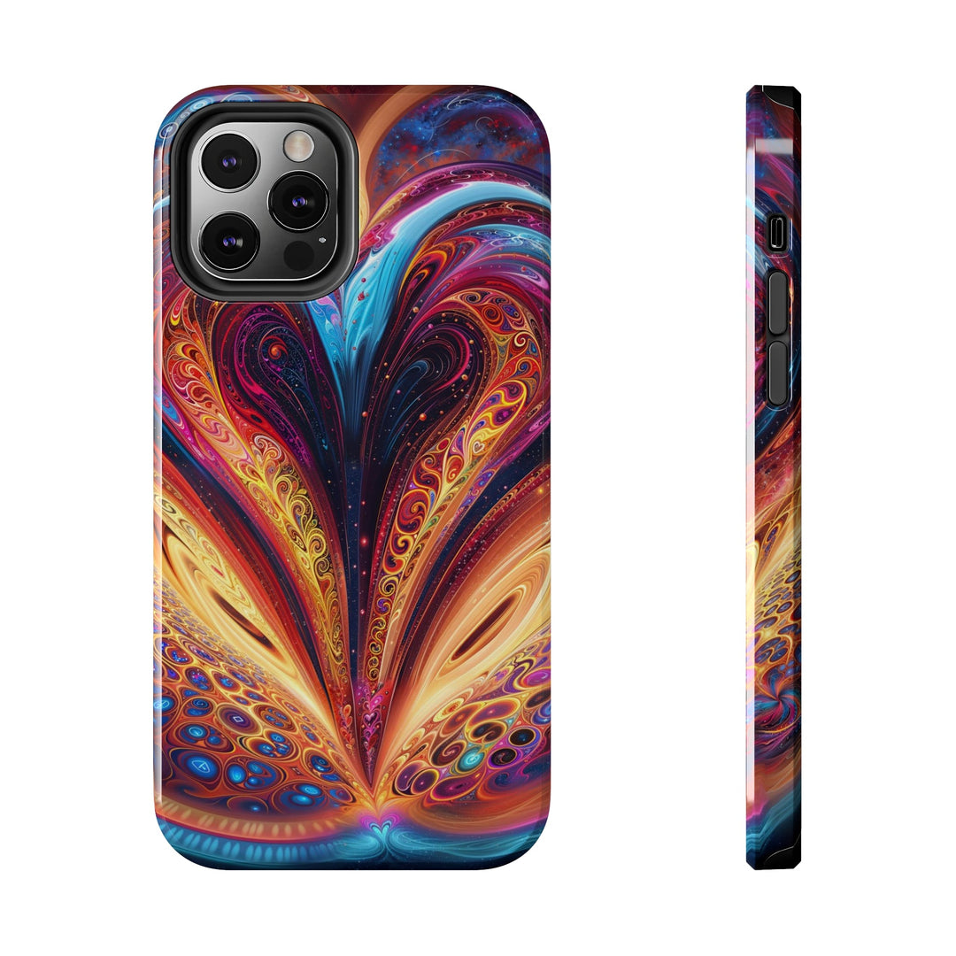 Cosmic Vibrant Swirls - Tough Phone Case - Phone Case - g(0D·IO) - iPhone 12 Pro - -