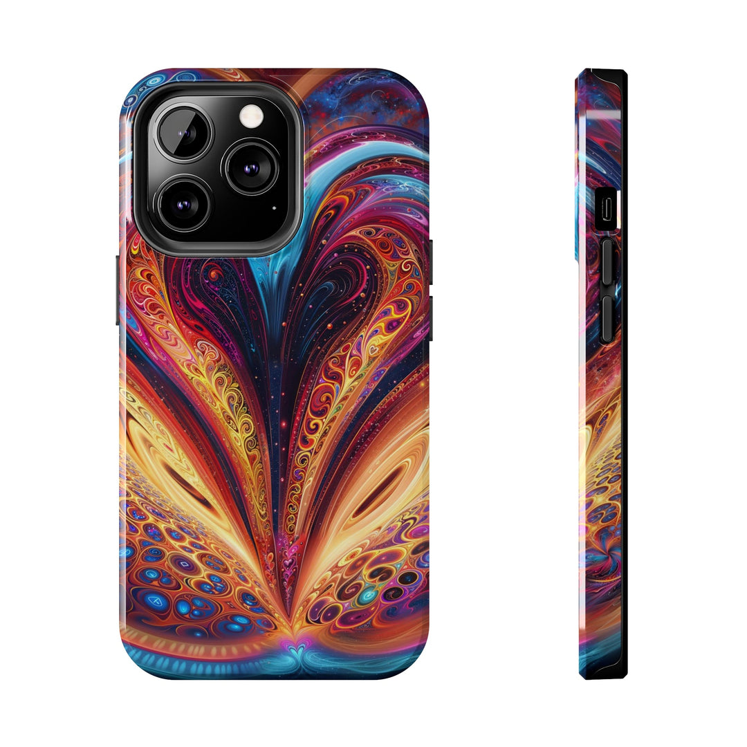 Cosmic Vibrant Swirls - Tough Phone Case - Phone Case - g(0D·IO) - iPhone 13 Pro - -