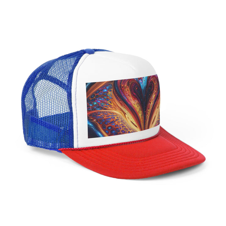 Cosmic Vibrant Swirls - Trucker Hat - Hats - g(0D·IO) - Pink - One size -