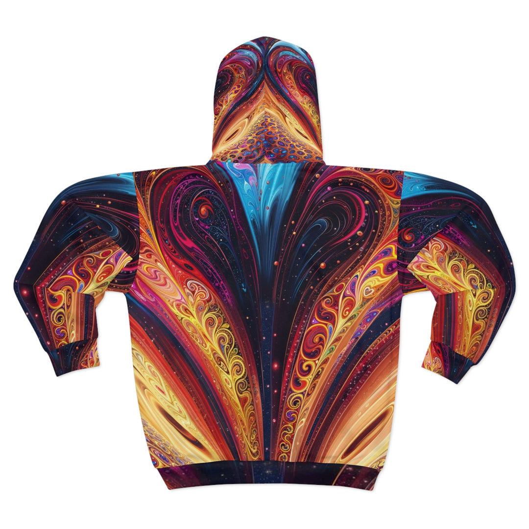 Cosmic Vibrant Swirls - Unisex Zip Hoodie - All Over Prints - g(0D·IO) - XS - -