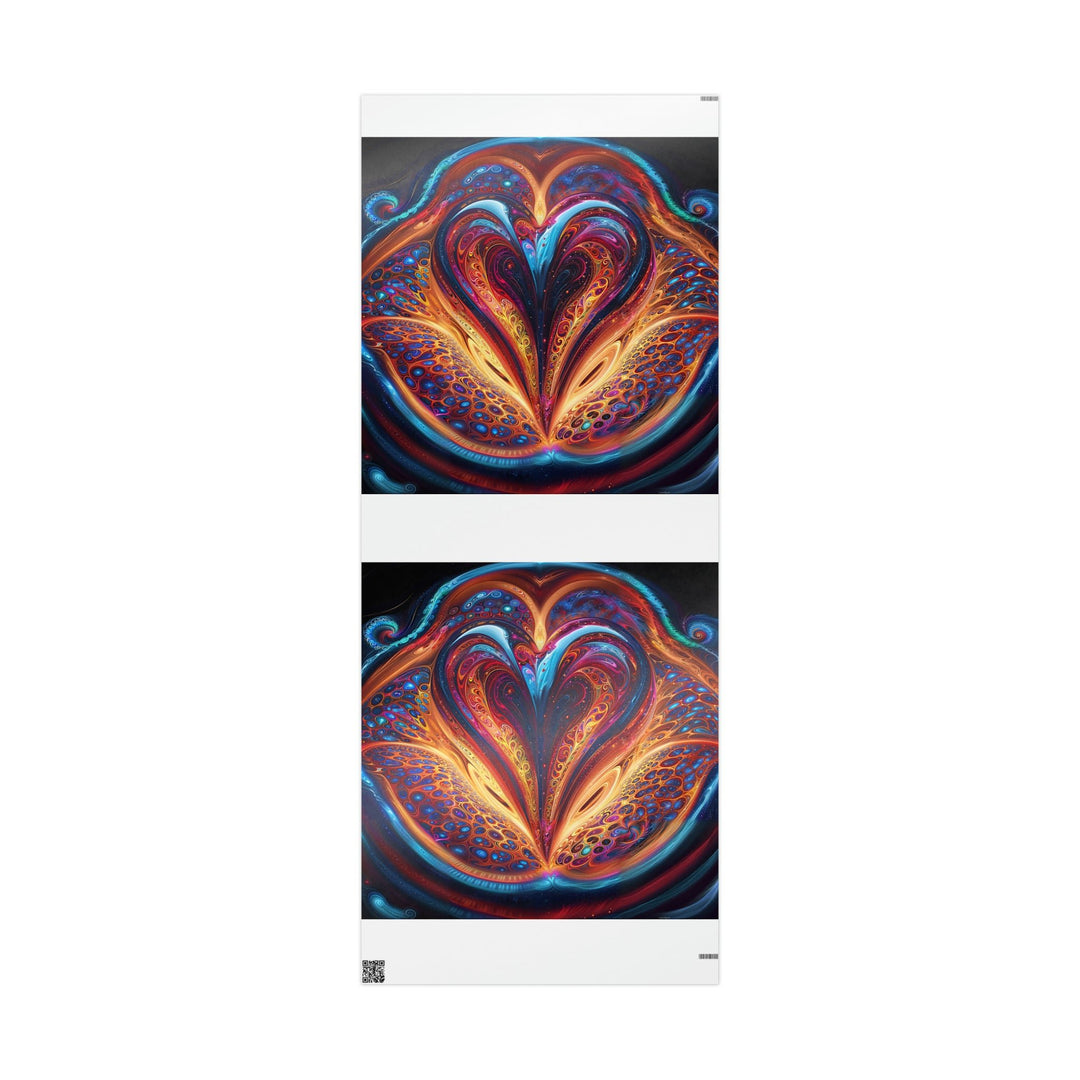 Cosmic Vibrant Swirls - Wrapping Paper - Home Decor - g(0D·IO) - 30'' x 72'' - Glossy -