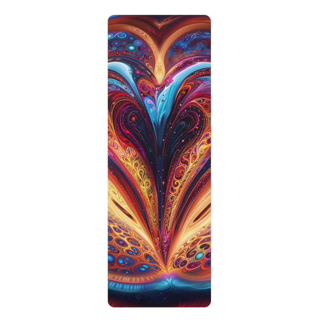Cosmic Vibrant Swirls - Yoga Mat - Home Decor - g(0D·IO) - 24” x 68” - -