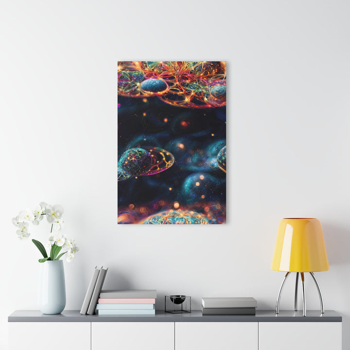 Cosmic Vibrant Tapestry - Acrylic Prints (French Cleat Hanging) - Home Decor - g(0D·IO) - 24" x 36" (Vertical) - 0.25'' -