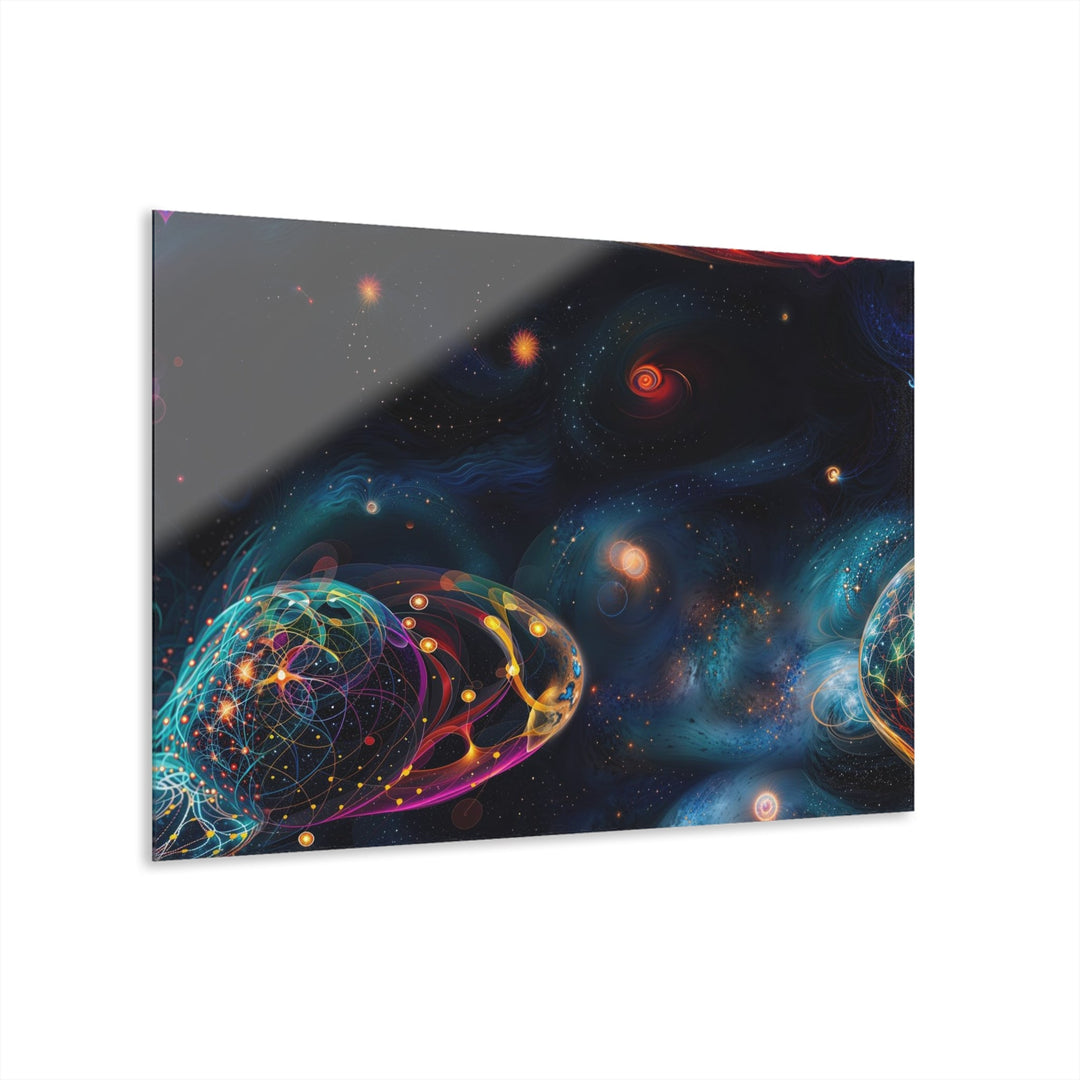 Cosmic Vibrant Tapestry - Acrylic Prints (French Cleat Hanging) - Home Decor - g(0D·IO) - 36" x 24" (Horizontal) - 0.25'' -