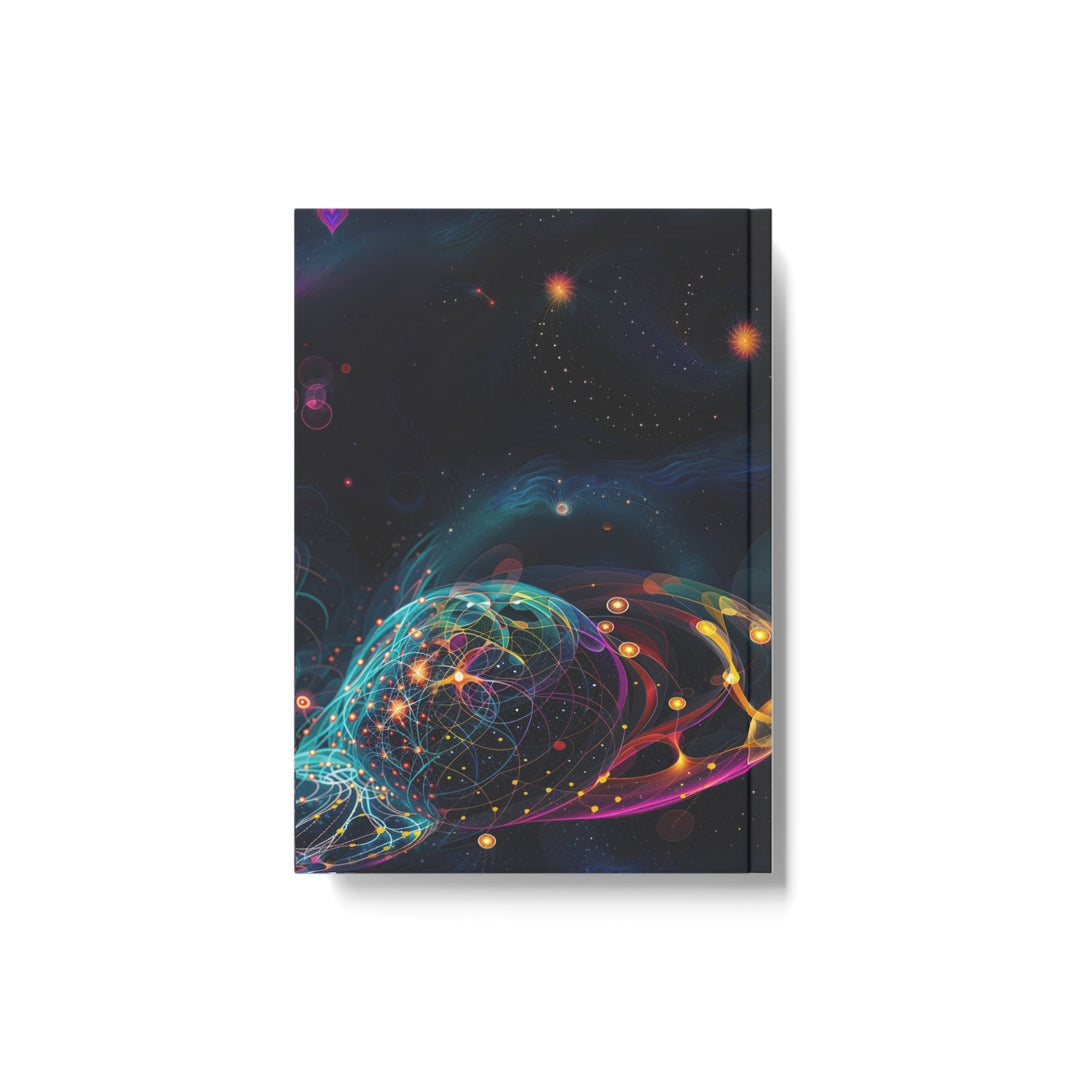 Cosmic Vibrant Tapestry - Hard Backed Journal - Paper products - g(0D·IO) - Graph - A5 - White