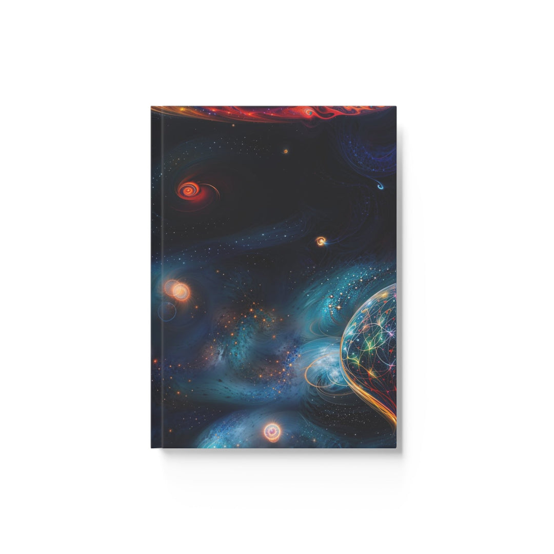 Cosmic Vibrant Tapestry - Hard Backed Journal - Paper products - g(0D·IO) - Ruled line - A5 - White