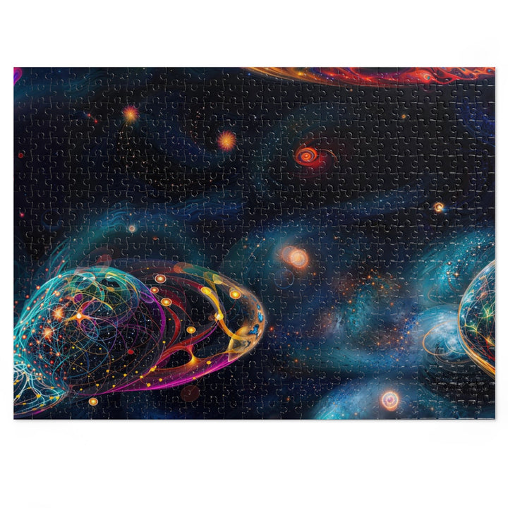 Cosmic Vibrant Tapestry - Jigsaw Puzzle (100, 252, 500, 1000 pieces) - Puzzle - g(0D·IO) - 20.5" × 15" (500 pcs) - -