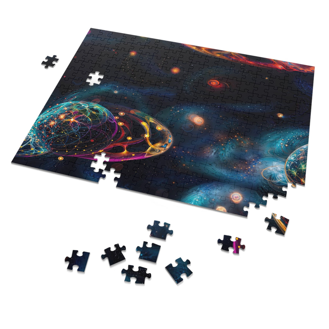 Cosmic Vibrant Tapestry - Jigsaw Puzzle (100, 252, 500, 1000 pieces) - Puzzle - g(0D·IO) - 29.25" × 19.75" (1000 pcs) - -