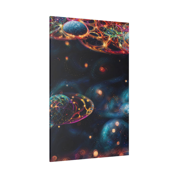 Cosmic Vibrant Tapestry - Matte Canvas - Canvas - g(0D·IO) - 32" x 32" (Square) - 0.75'' -