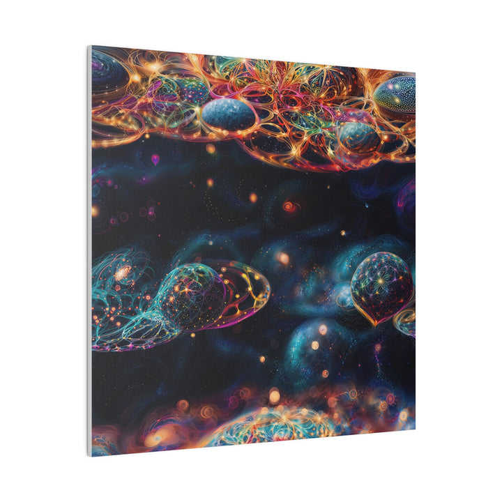 Cosmic Vibrant Tapestry - Matte Canvas - Canvas - g(0D·IO) - 32" x 32" (Square) - 0.75'' -