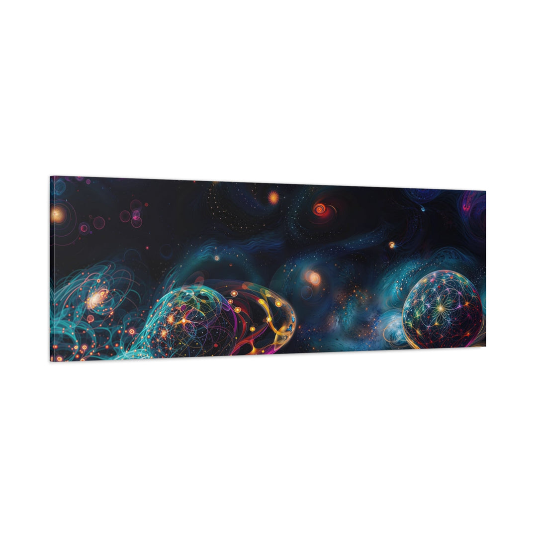 Cosmic Vibrant Tapestry - Matte Canvas Print 1.25" - Canvas - g(0D·IO) - 36" x 36" - 1.25" -