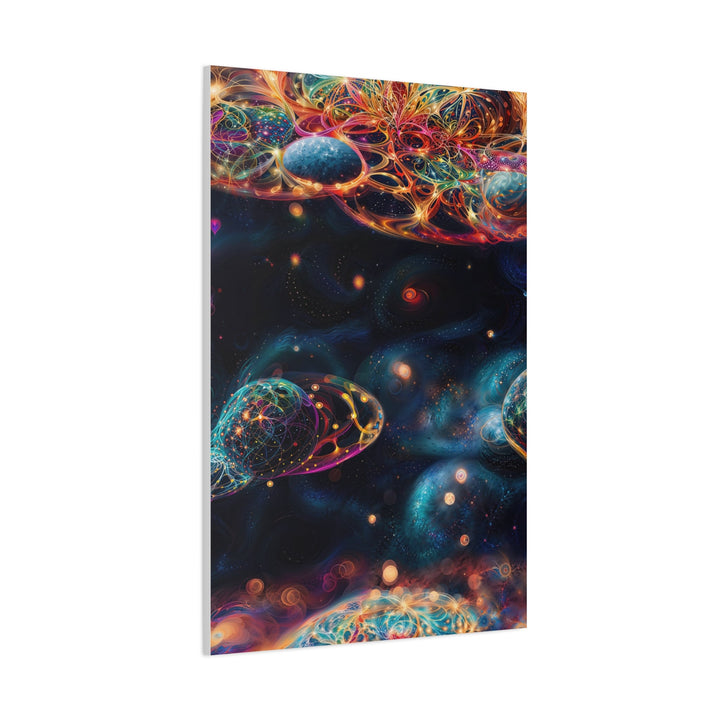 Cosmic Vibrant Tapestry - Matte Canvas Print 1.25" - Canvas - g(0D·IO) - 36" x 36" - 1.25" -