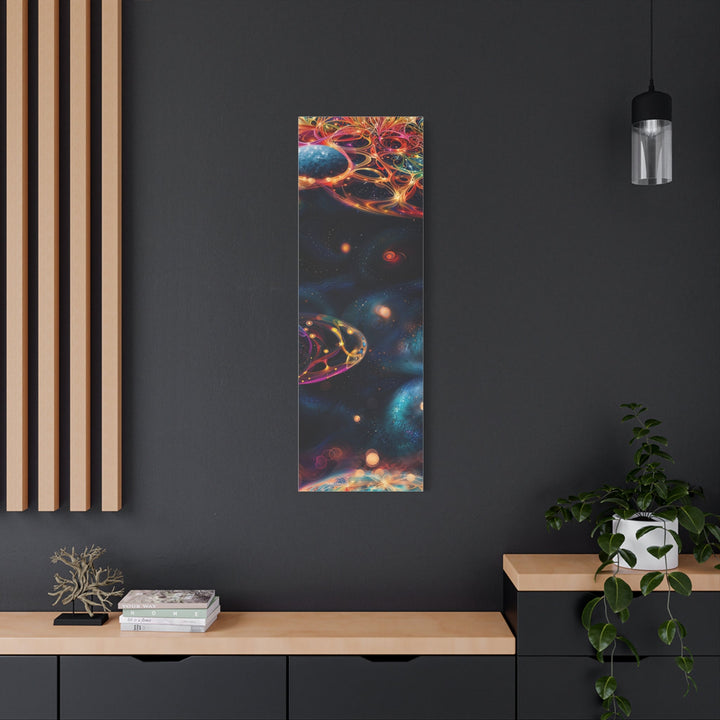 Cosmic Vibrant Tapestry - Matte Canvas Print 1.25" - Canvas - g(0D·IO) - 36" x 36" - 1.25" -