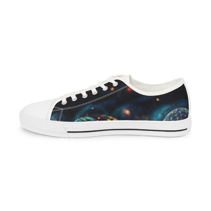 Cosmic Vibrant Tapestry - Men's Lowtop Sneakers - Shoes - g(0D·IO) - US 5 - Black sole -