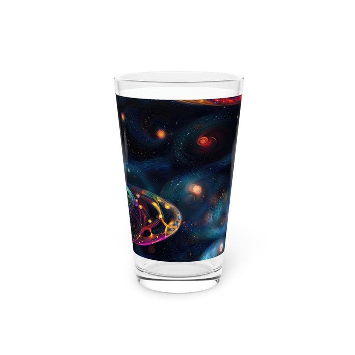 Cosmic Vibrant Tapestry - Pint Glass - Mug - g(0D·IO) - 16oz - -