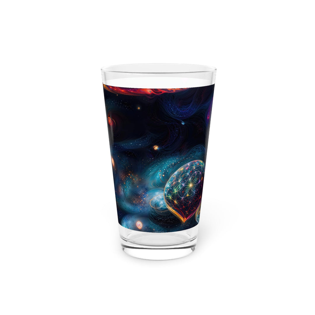 Cosmic Vibrant Tapestry - Pint Glass - Mug - g(0D·IO) - 16oz - -