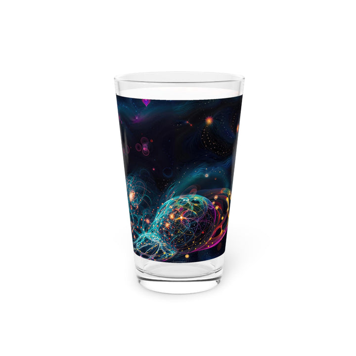 Cosmic Vibrant Tapestry - Pint Glass - Mug - g(0D·IO) - 16oz - -