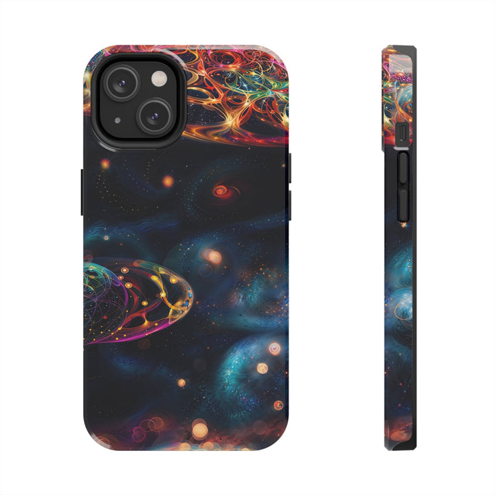 Cosmic Vibrant Tapestry - Tough Phone Case - Phone Case - g(0D·IO) - iPhone 14 - -