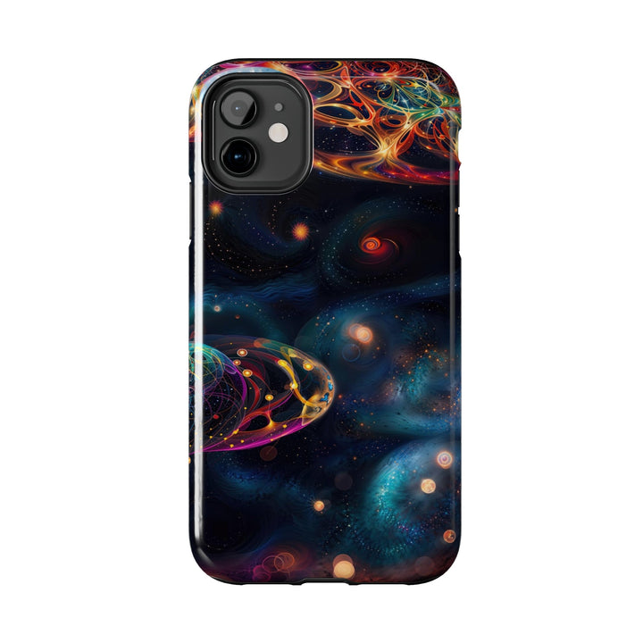 Cosmic Vibrant Tapestry - Tough Phone Case - Phone Case - g(0D·IO) - iPhone 13 Mini - -