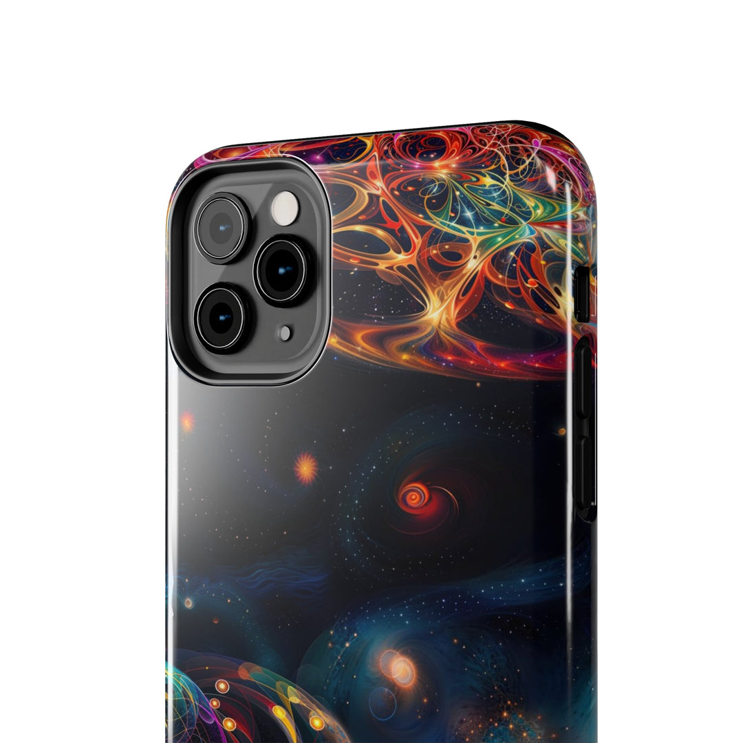 Cosmic Vibrant Tapestry - Tough Phone Case - Phone Case - g(0D·IO) - iPhone 13 Mini - -