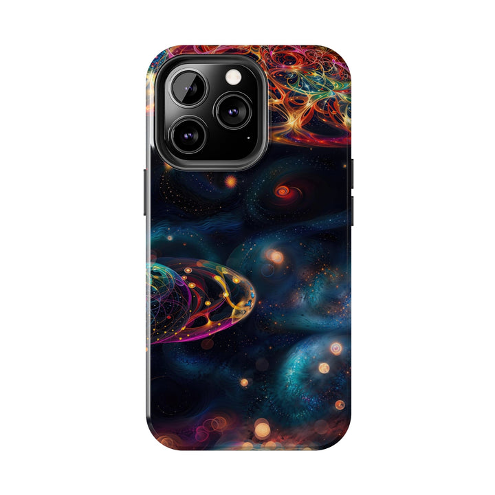 Cosmic Vibrant Tapestry - Tough Phone Case - Phone Case - g(0D·IO) - iPhone 13 Mini - -