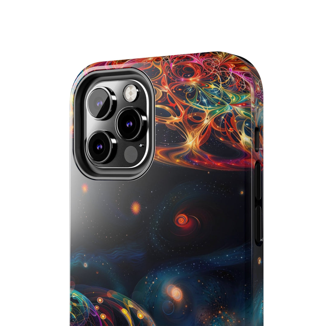 Cosmic Vibrant Tapestry - Tough Phone Case - Phone Case - g(0D·IO) - iPhone 13 Mini - -