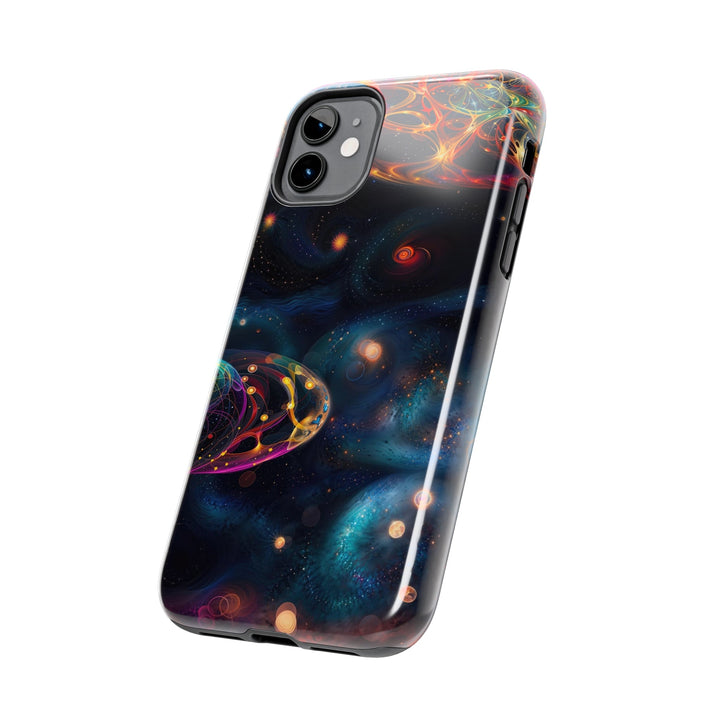 Cosmic Vibrant Tapestry - Tough Phone Case - Phone Case - g(0D·IO) - iPhone 13 Mini - -