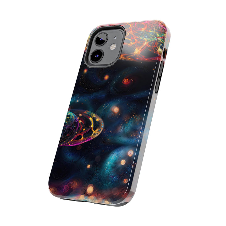 Cosmic Vibrant Tapestry - Tough Phone Case - Phone Case - g(0D·IO) - iPhone 13 Mini - -