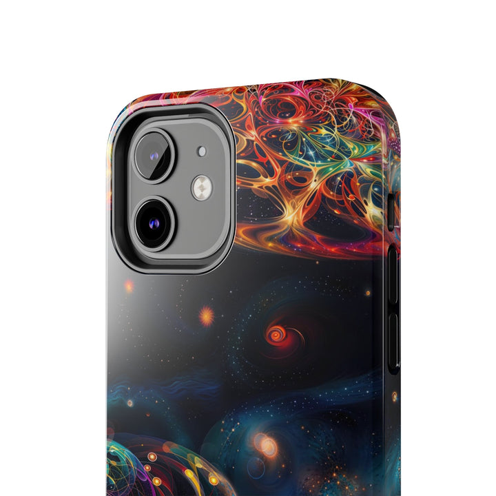 Cosmic Vibrant Tapestry - Tough Phone Case - Phone Case - g(0D·IO) - iPhone 13 Mini - -