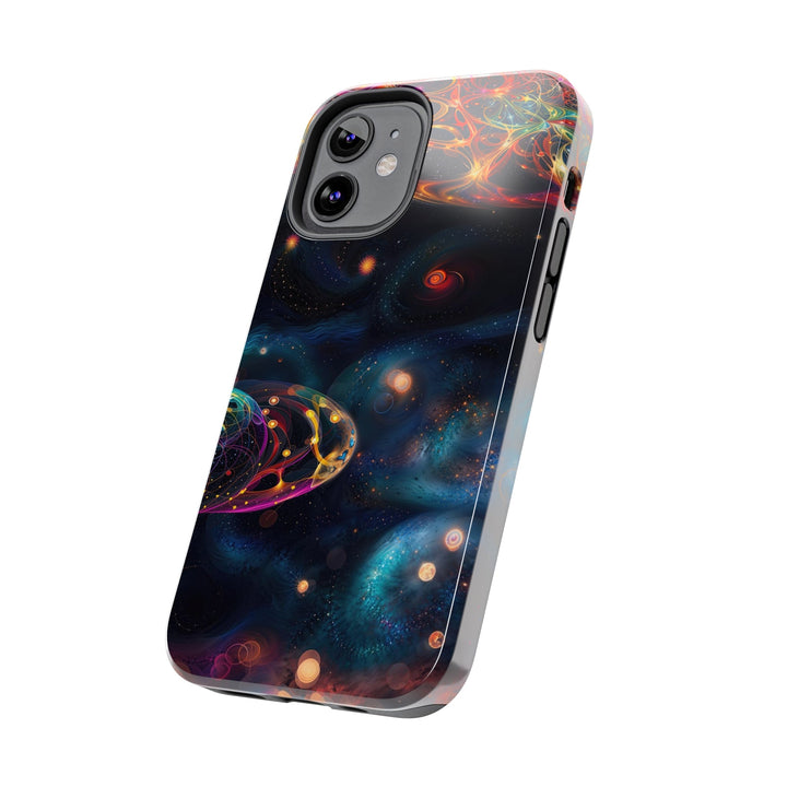 Cosmic Vibrant Tapestry - Tough Phone Case - Phone Case - g(0D·IO) - iPhone 13 Mini - -