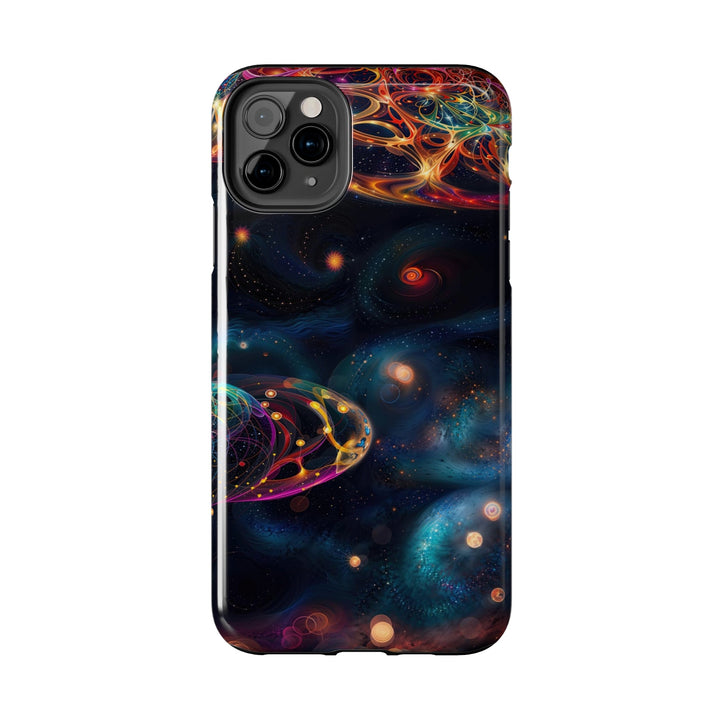 Cosmic Vibrant Tapestry - Tough Phone Case - Phone Case - g(0D·IO) - iPhone 13 Mini - -