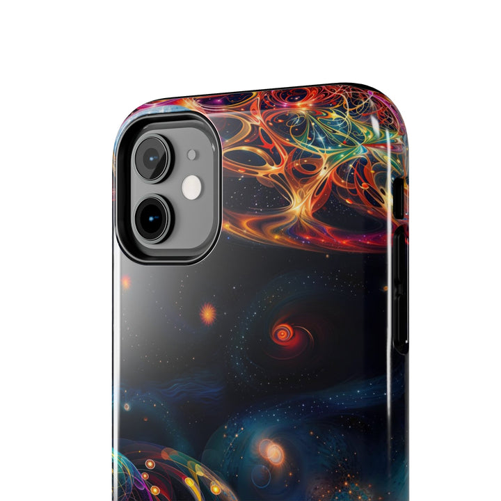 Cosmic Vibrant Tapestry - Tough Phone Case - Phone Case - g(0D·IO) - iPhone 13 Mini - -