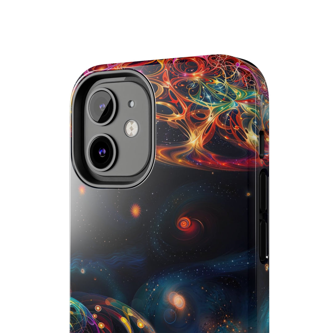 Cosmic Vibrant Tapestry - Tough Phone Case - Phone Case - g(0D·IO) - iPhone 13 Mini - -