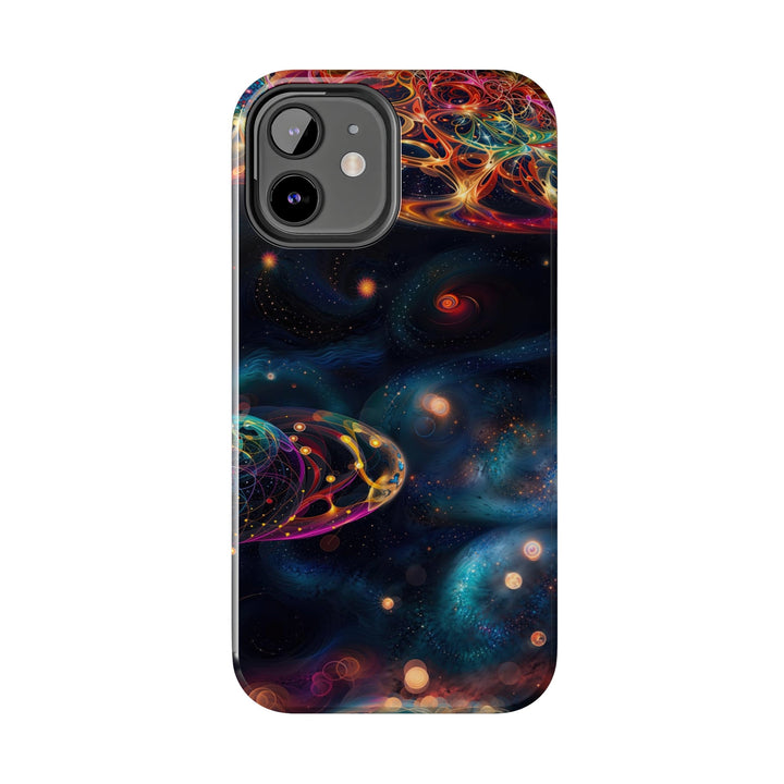 Cosmic Vibrant Tapestry - Tough Phone Case - Phone Case - g(0D·IO) - iPhone 13 Mini - -