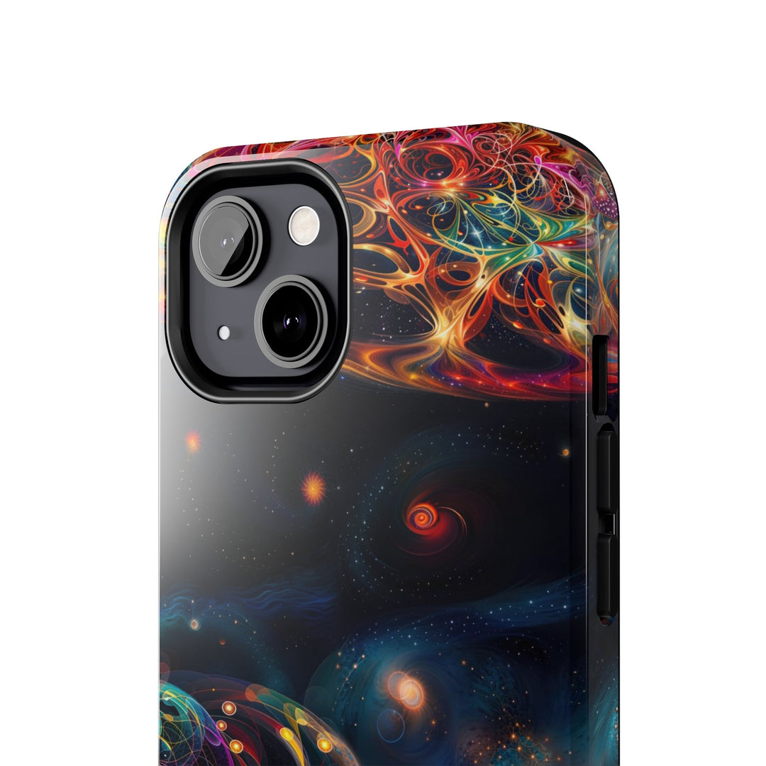 Cosmic Vibrant Tapestry - Tough Phone Case - Phone Case - g(0D·IO) - iPhone 13 Mini - -