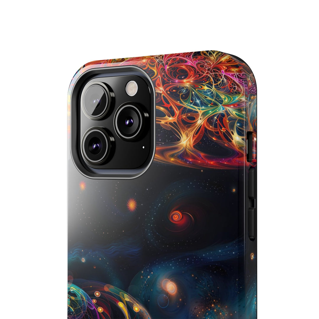 Cosmic Vibrant Tapestry - Tough Phone Case - Phone Case - g(0D·IO) - iPhone 13 Mini - -