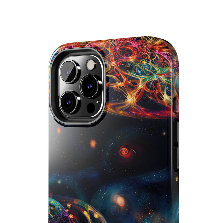 Cosmic Vibrant Tapestry - Tough Phone Case - Phone Case - g(0D·IO) - iPhone 13 Mini - -