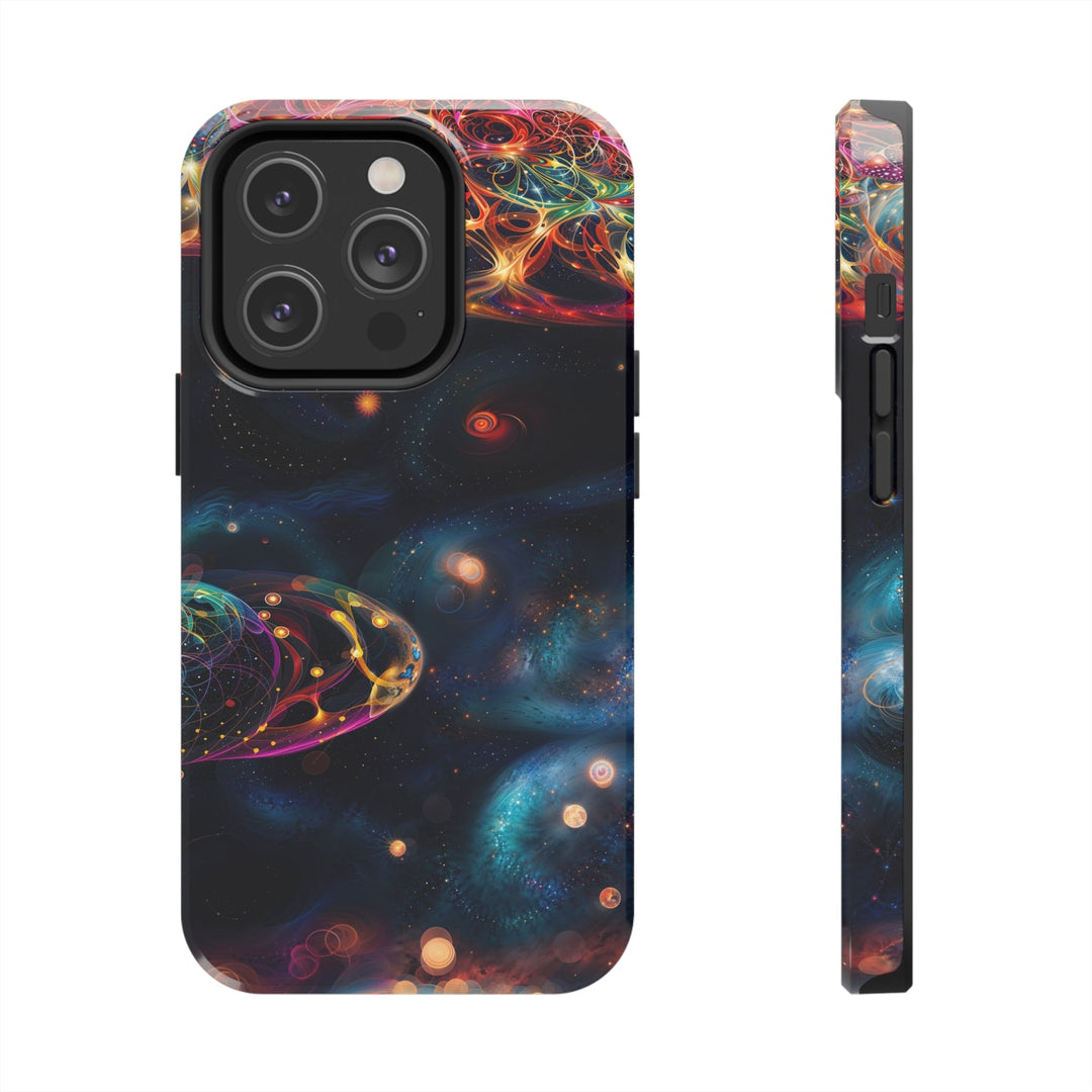 Cosmic Vibrant Tapestry - Tough Phone Case - Phone Case - g(0D·IO) - iPhone 14 Pro - -