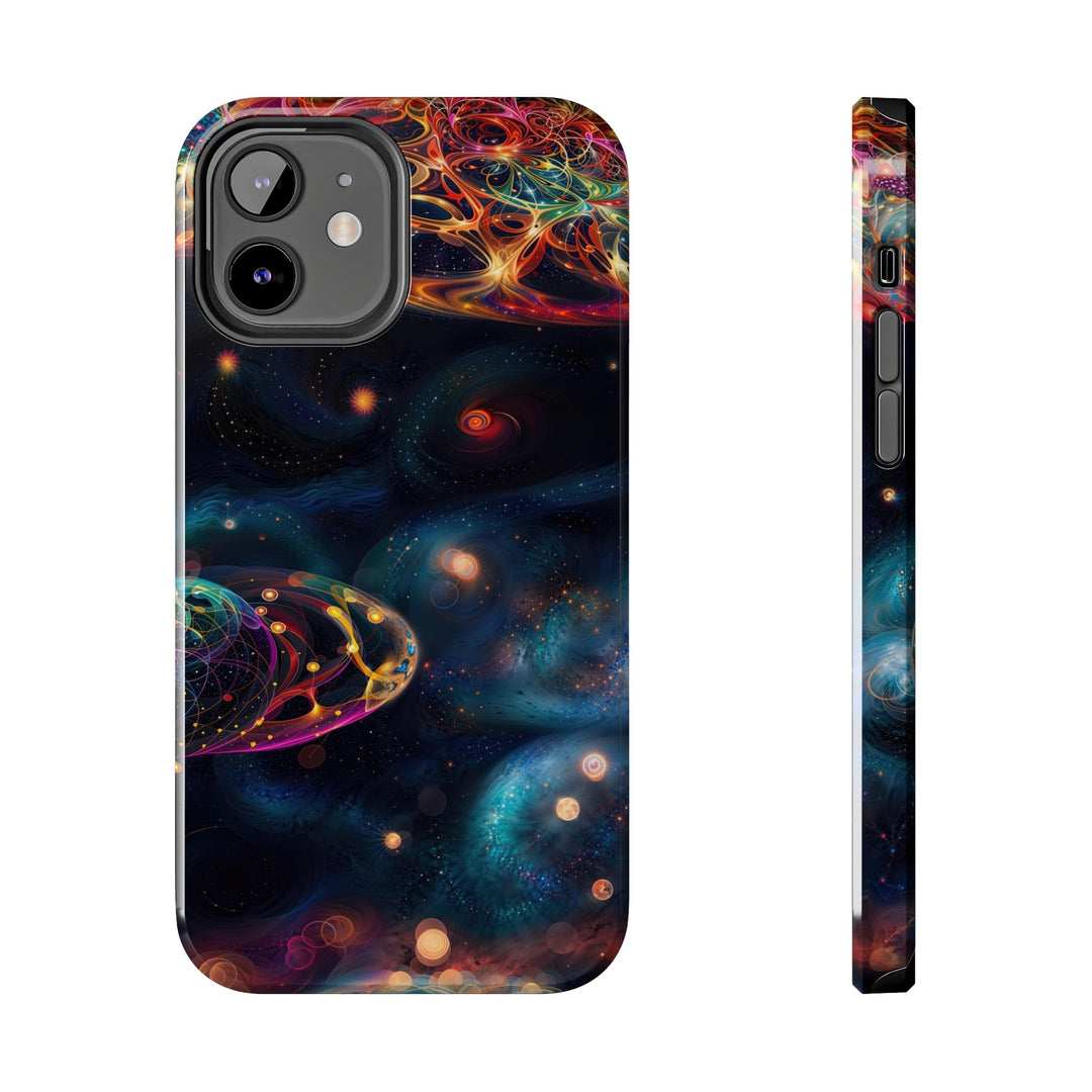 Cosmic Vibrant Tapestry - Tough Phone Case - Phone Case - g(0D·IO) - iPhone 12 - -