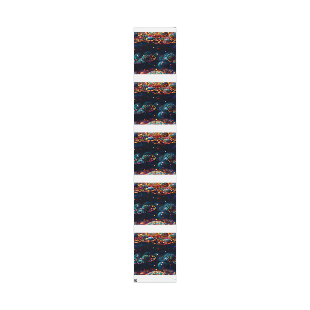 Cosmic Vibrant Tapestry - Wrapping Paper - Home Decor - g(0D·IO) - 30" x 180" - Matte -
