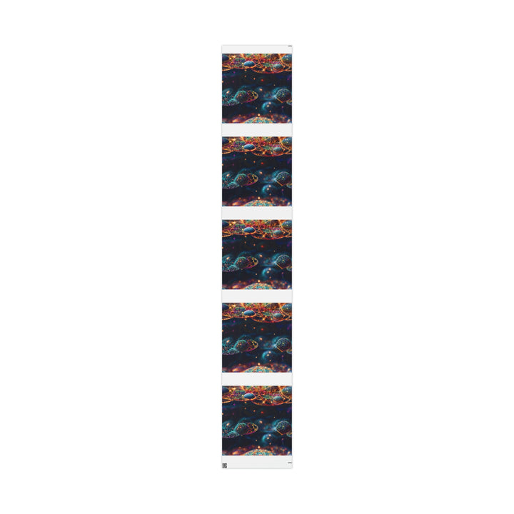 Cosmic Vibrant Tapestry - Wrapping Paper - Home Decor - g(0D·IO) - 30" x 180" - Matte -