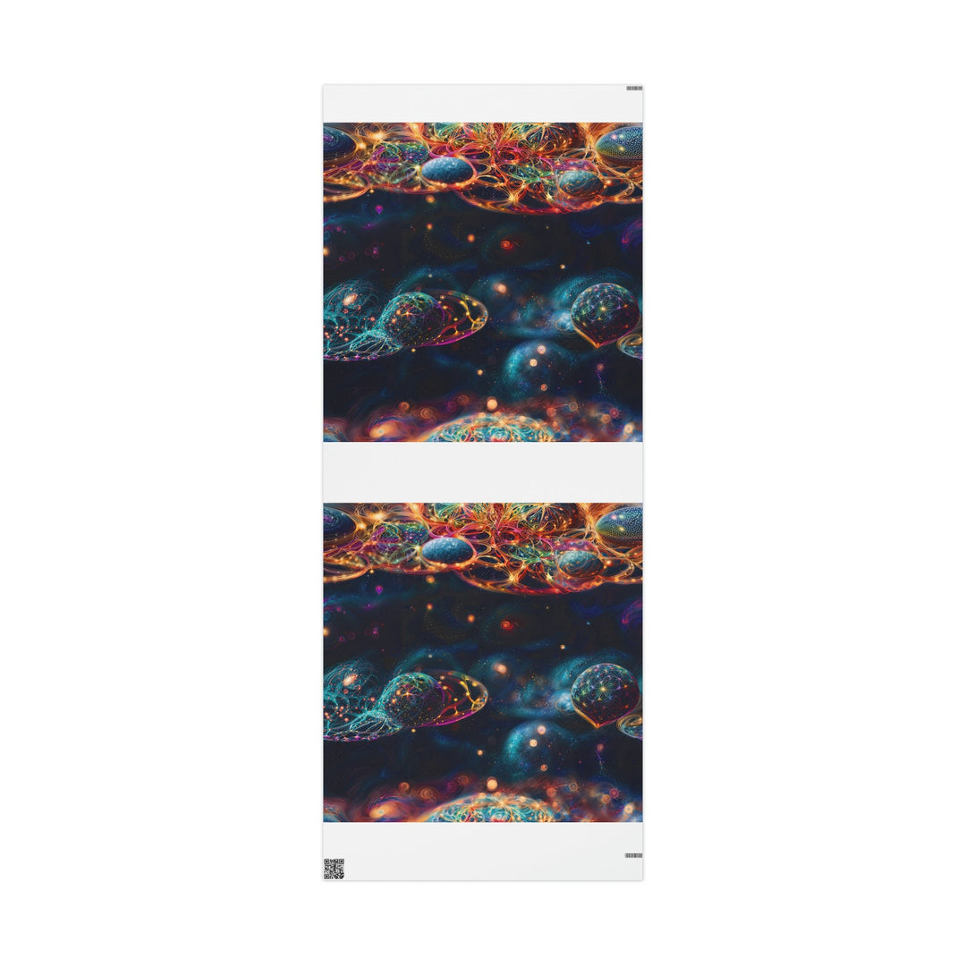 Cosmic Vibrant Tapestry - Wrapping Paper - Home Decor - g(0D·IO) - 30'' x 72'' - Matte -