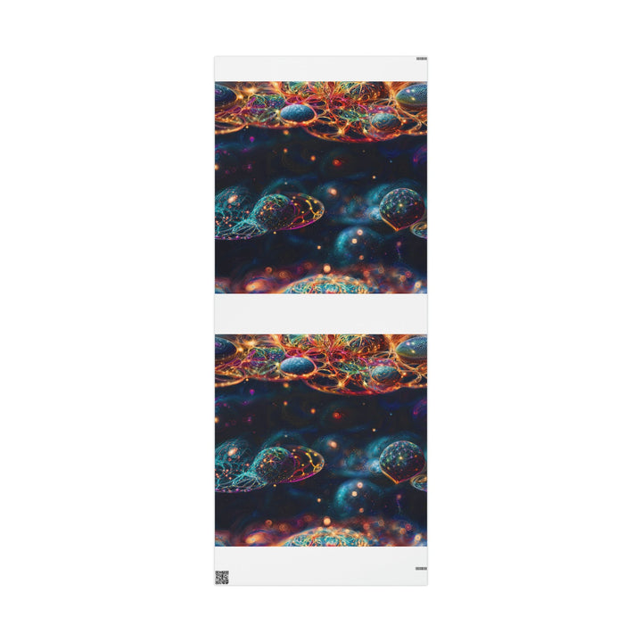 Cosmic Vibrant Tapestry - Wrapping Paper - Home Decor - g(0D·IO) - 30'' x 72'' - Matte -