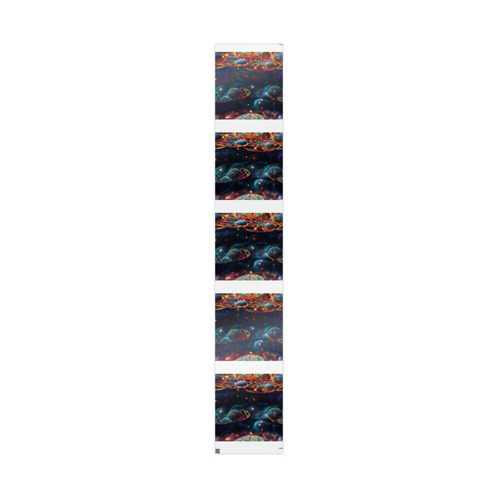 Cosmic Vibrant Tapestry - Wrapping Paper - Home Decor - g(0D·IO) - 30" x 180" - Glossy -