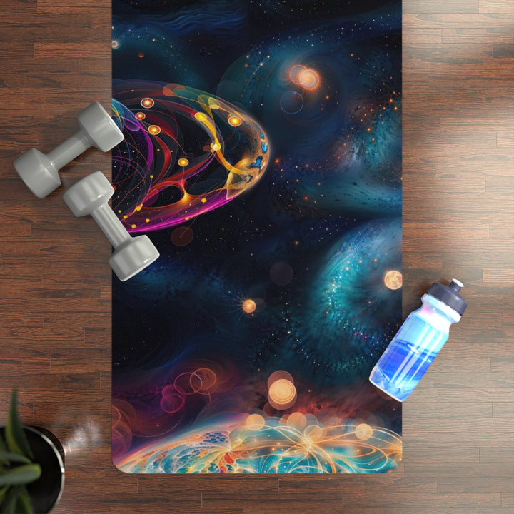 Cosmic Vibrant Tapestry - Yoga Mat - Home Decor - g(0D·IO) - 24” x 68” - -