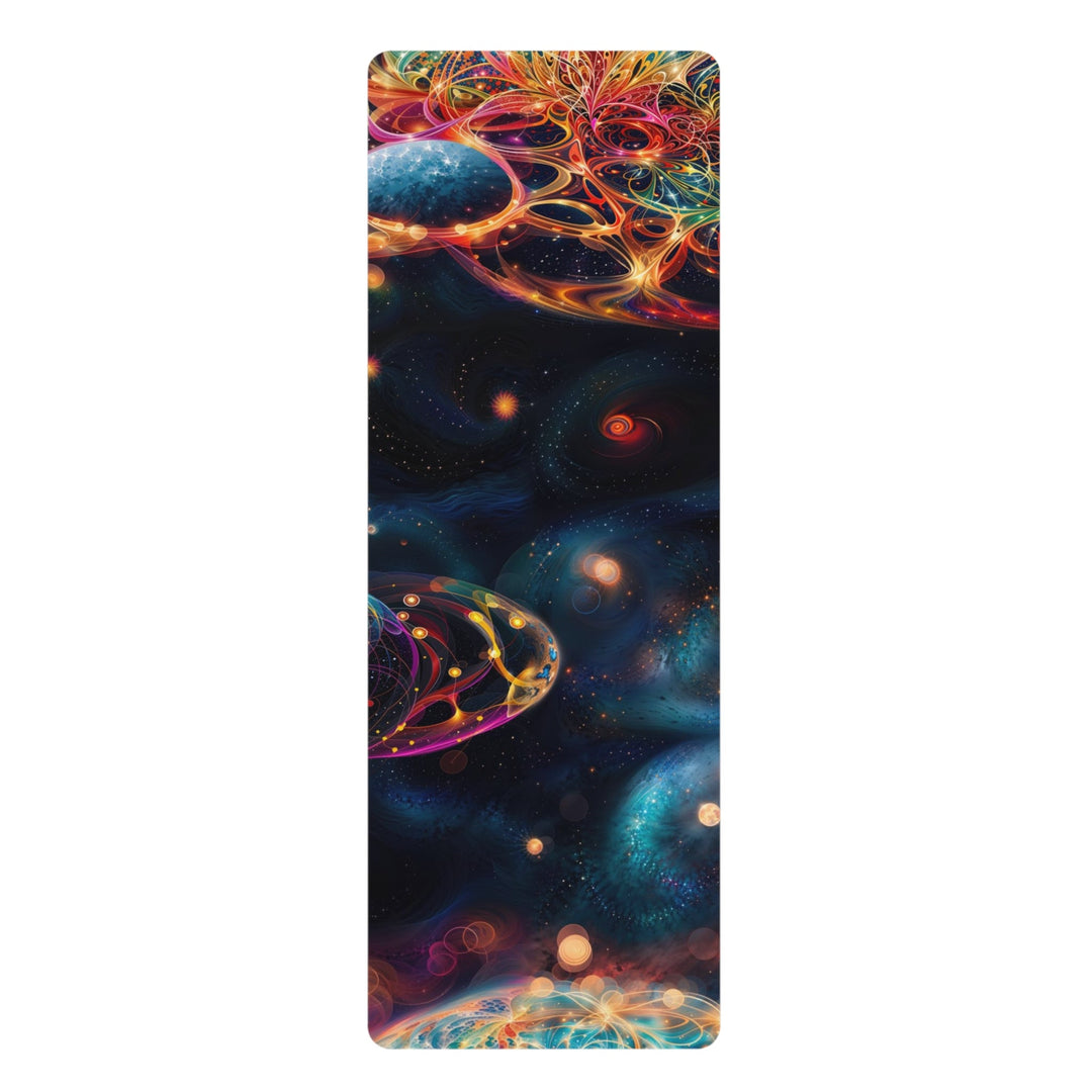 Cosmic Vibrant Tapestry - Yoga Mat - Home Decor - g(0D·IO) - 24” x 68” - -
