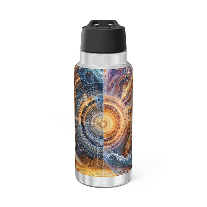 Cosmic Vortex Harmony - Gator Tumbler 32oz - Mug - g(0D·IO) - Silver - 32oz -