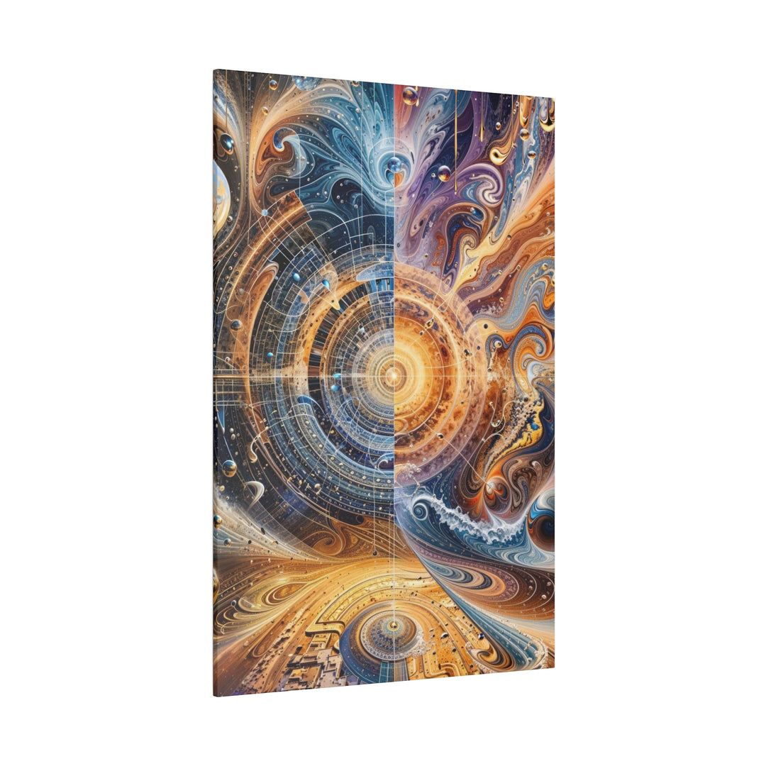 Cosmic Vortex Harmony - Matte Canvas - Canvas - g(0D·IO) - 32" x 32" (Square) - 0.75'' -