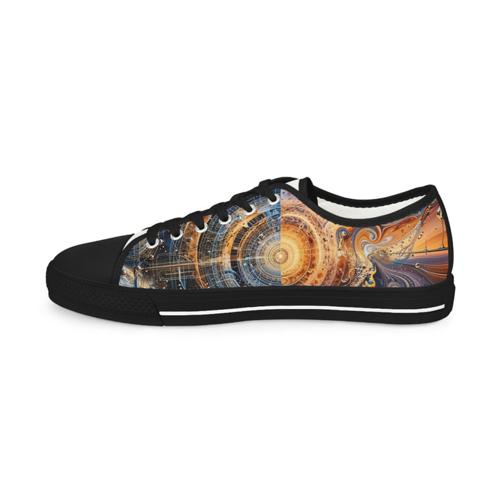 Cosmic Vortex Harmony - Men's Lowtop Sneakers - Shoes - g(0D·IO) - US 5 - Black sole -